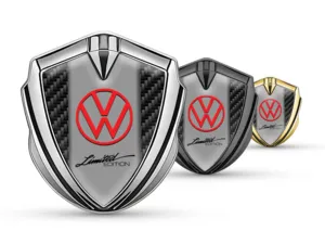 VW Emblem Silicon Badge Limited Style Stylish Look